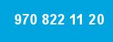970 822 11 20 970 822 11 20